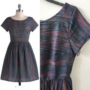 Beauty in the air dress in dusk stripes